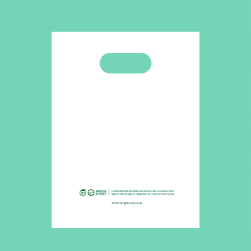  생분해 친환경 비닐봉투 무지 링봉투30+18x40cm판매단위-100장/1000장